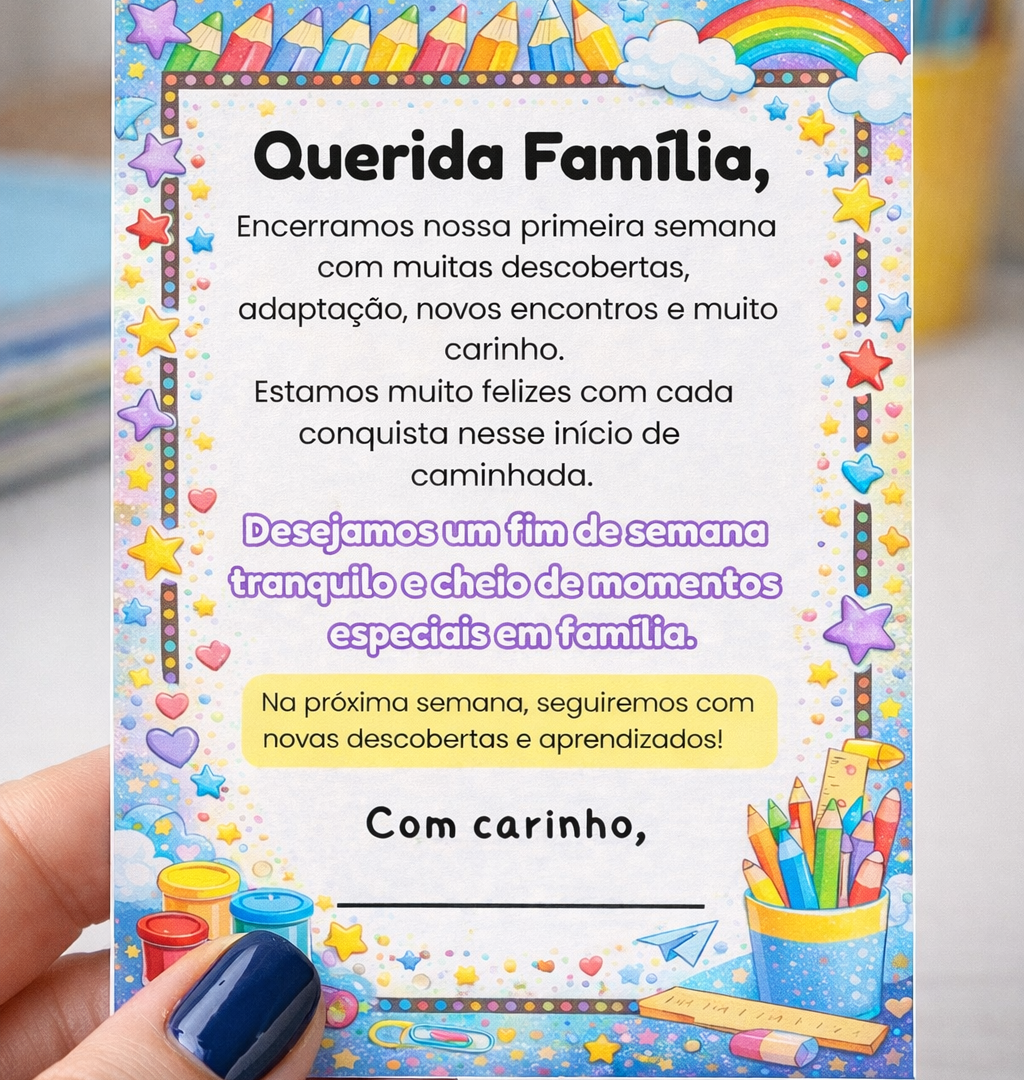 Bilhete especial de encerramento da primeira semana!