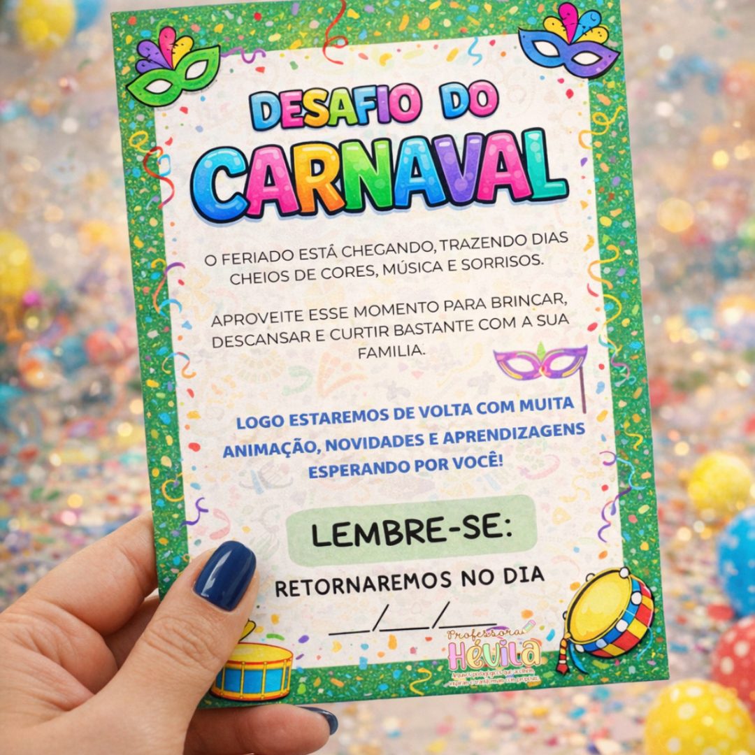 Desafio do Carnaval!