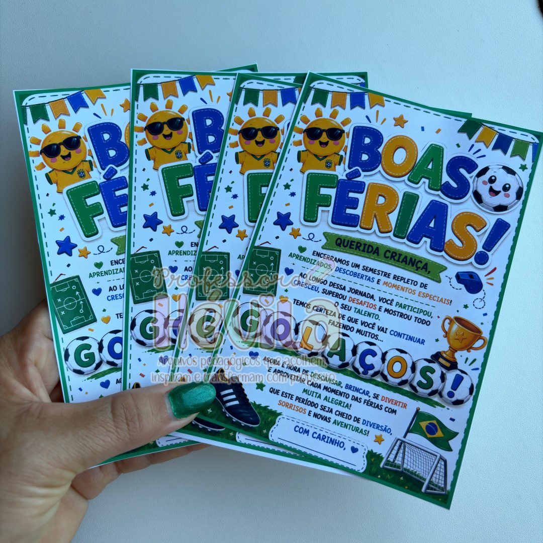 Recadinho Boas Férias – Especial Copa