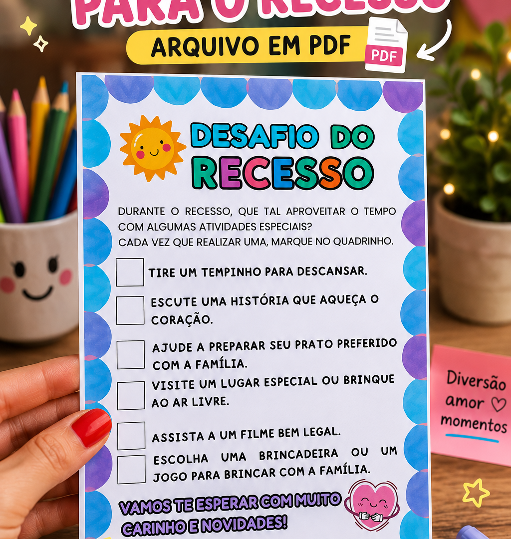 DESAFIO DO RECESSO